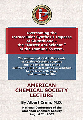 cover of the program for American Chemical Society Lecture by Albert Crum